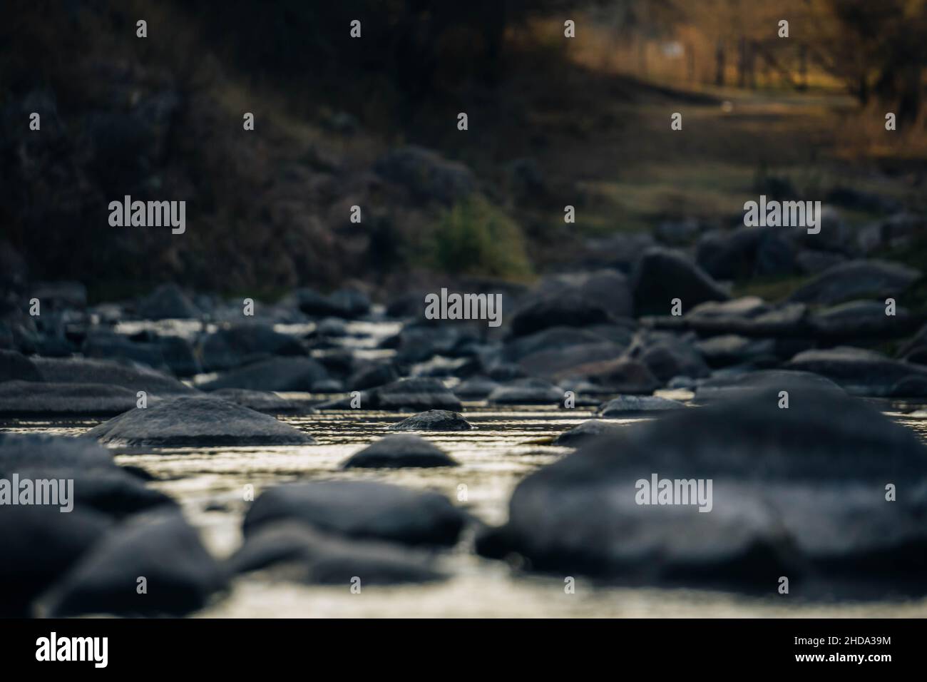 Grass montain river hi-res stock photography and images - Alamy