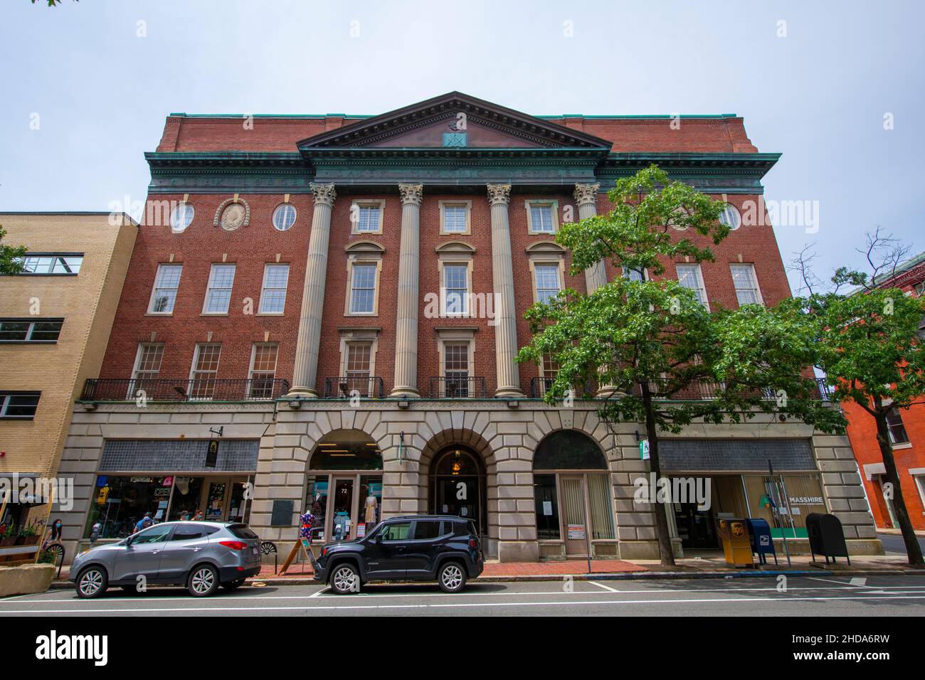 Salem Masonic Temple building at 72 Washington Street at Lynde Street in downtown Salem