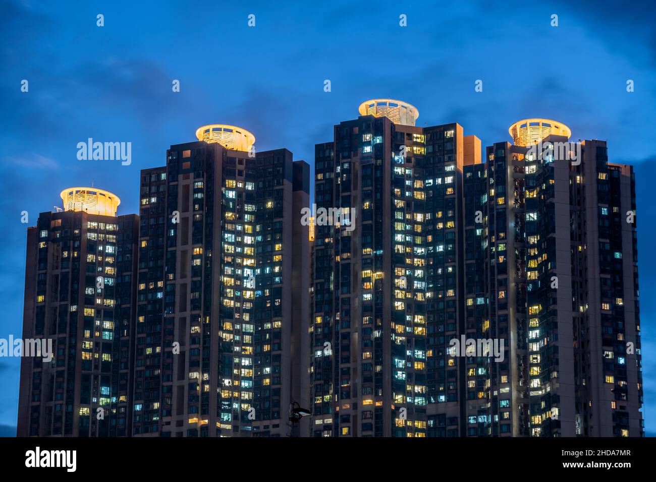 high rise residential apartments, Hong Kong, China Stock Photo Alamy