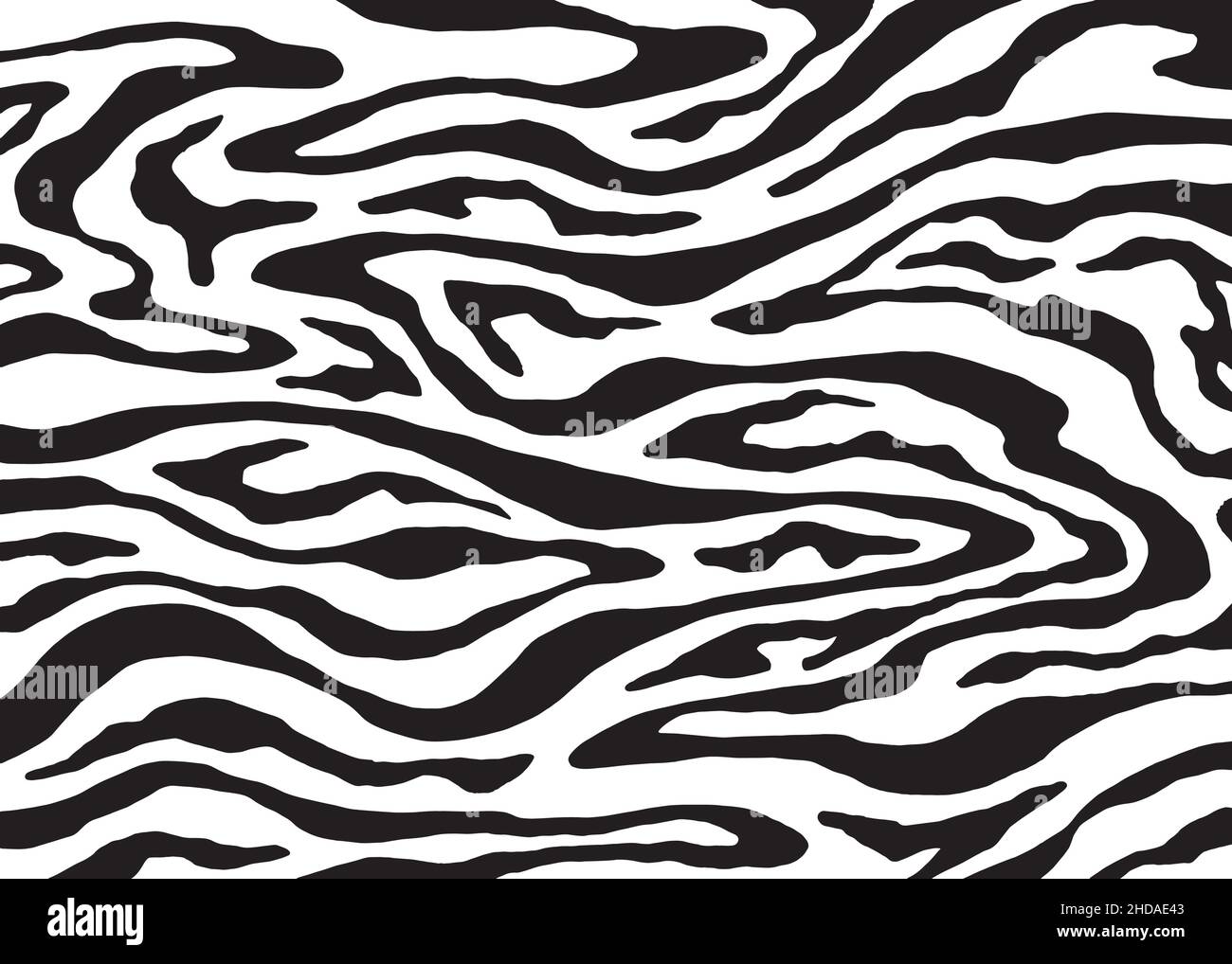 Abstract Zebra Psychedelic pattern. Vector illustration background ...