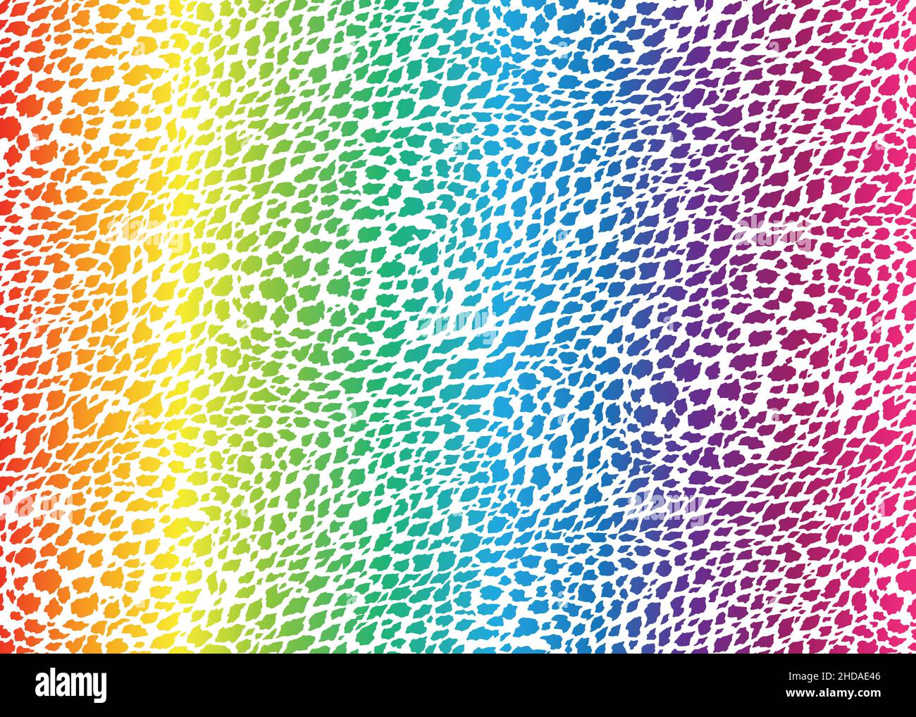 Colorful leopard seamless pattern. Claassic rainbow colored