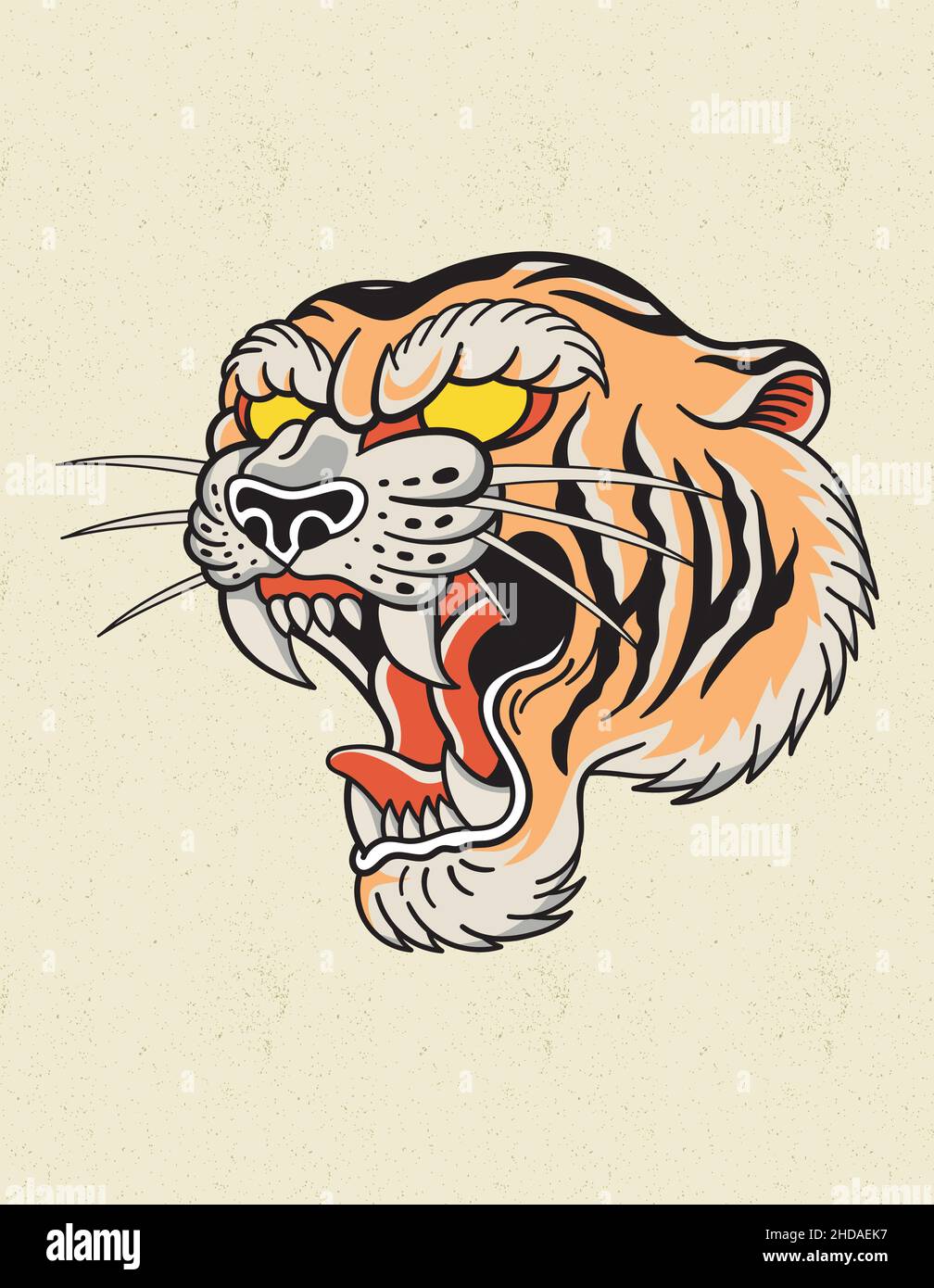 Saber Tooth Tiger Skull Tattoo | Tiger-Universe