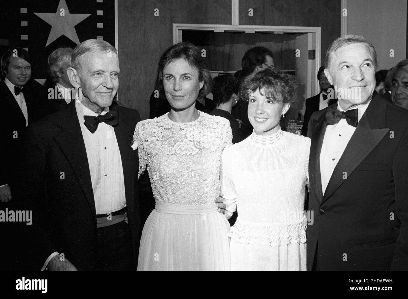 Fred Astaire and wife Robyn Smith with Gene Kelly at American Film ...