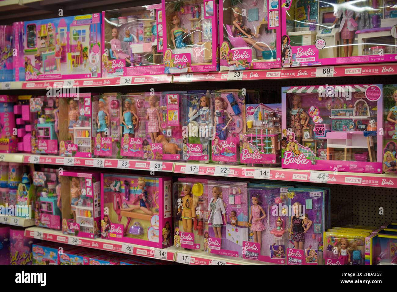 Barbie grocery 2024 shopping game