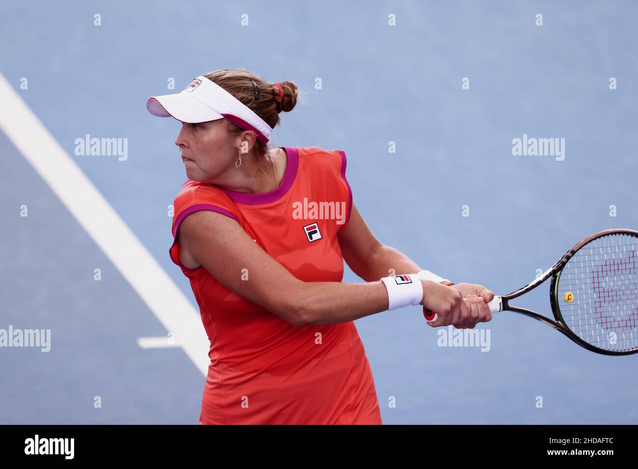 Adelaide, Australia, 5 January, 2022. Shelby Rogers of United States