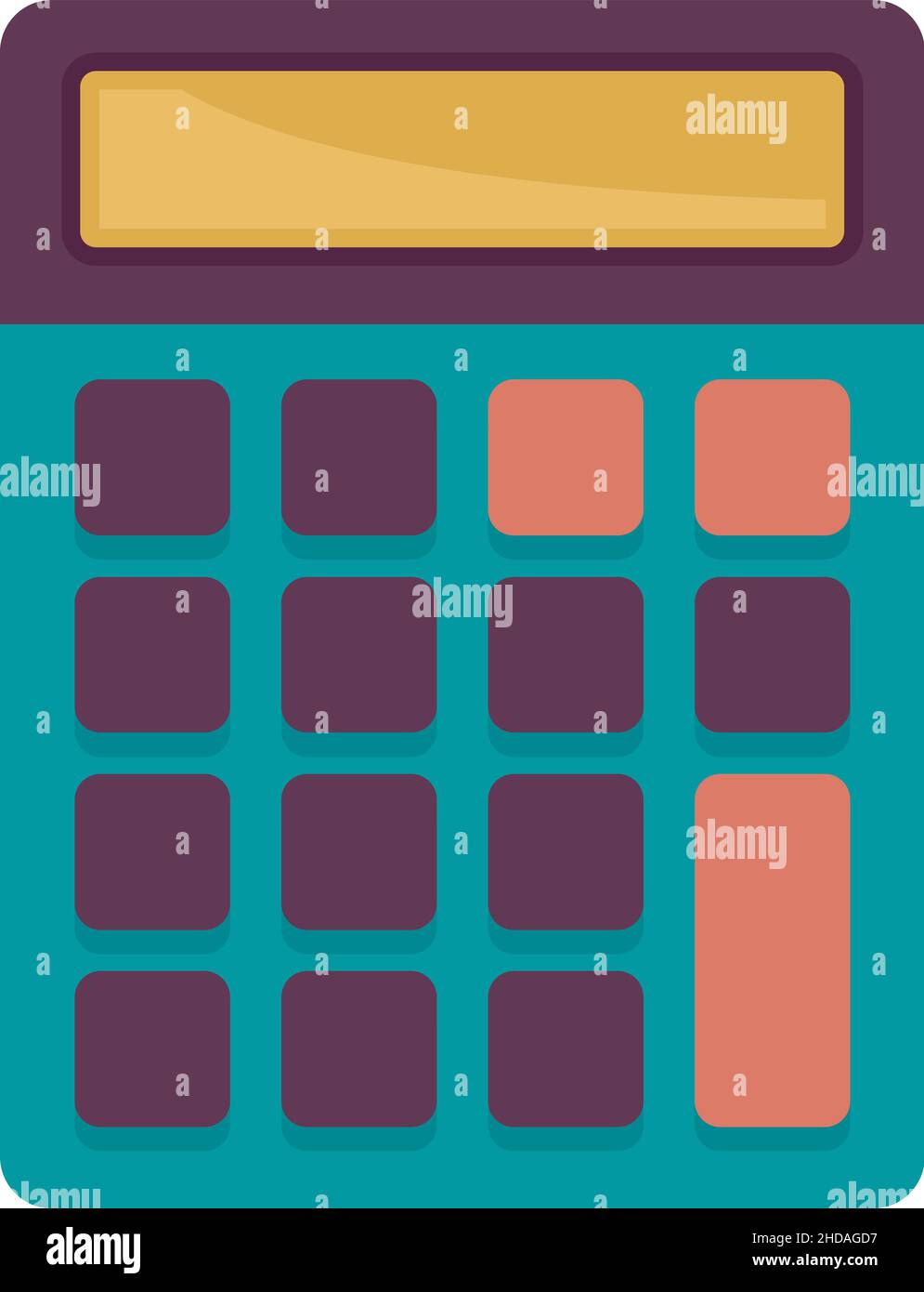 Science calculator icon. Flat illustration of Science calculator vector ...