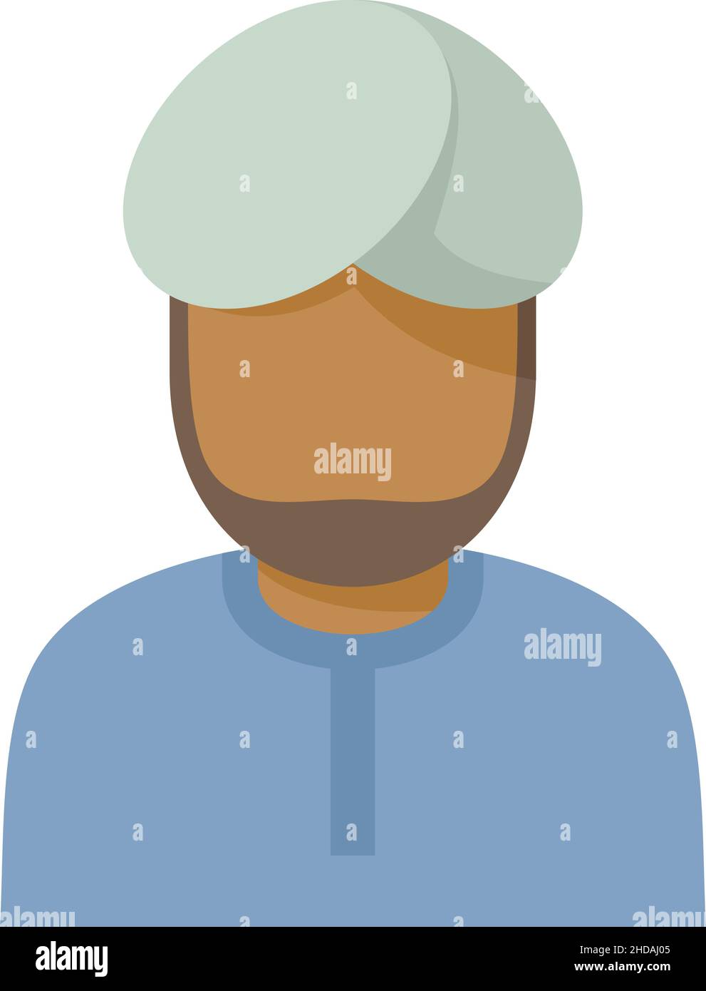Arab immigrant icon. Flat illustration of Arab immigrant vector icon ...