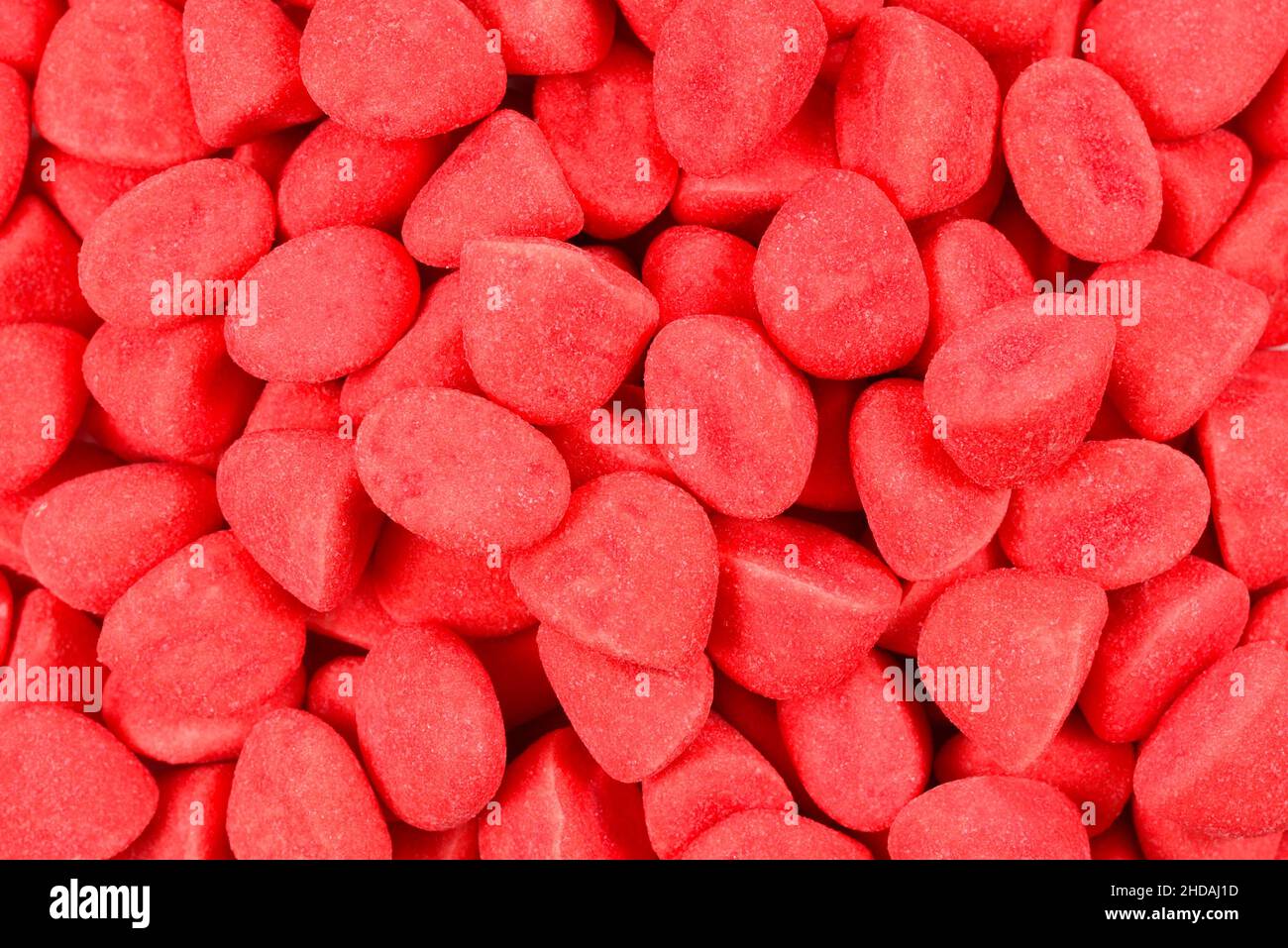 Juicy colorful jelly sweets isolated on white. Gummy candies Stock