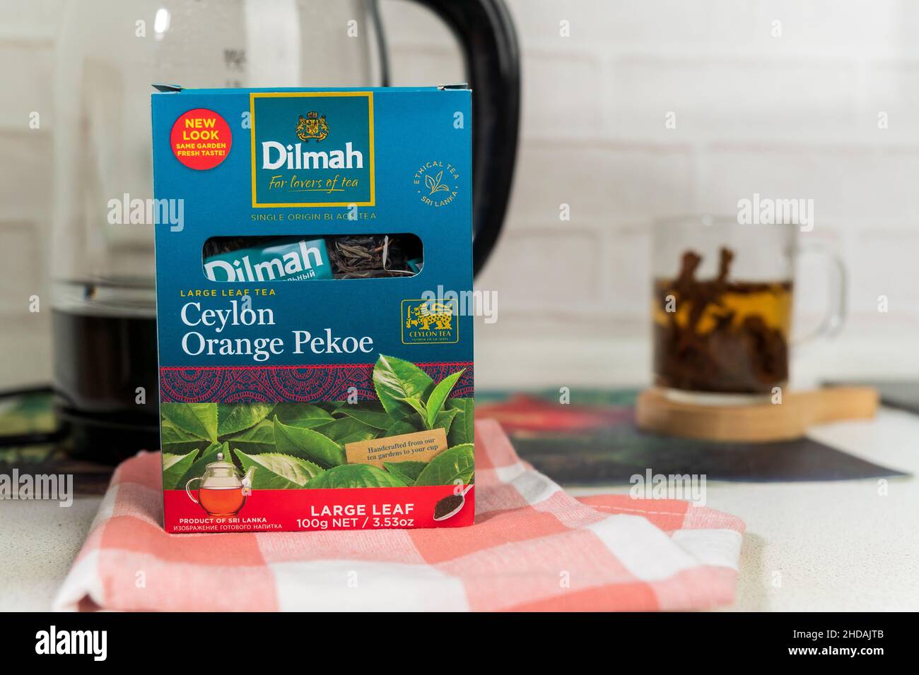 Tyumen, Russia-December 20, 2021: Box of Dilmah tea. A popular tea from Sri  Lanka. The company was founded in 1988 by Merrill Joseph Fernando Stock  Photo - Alamy