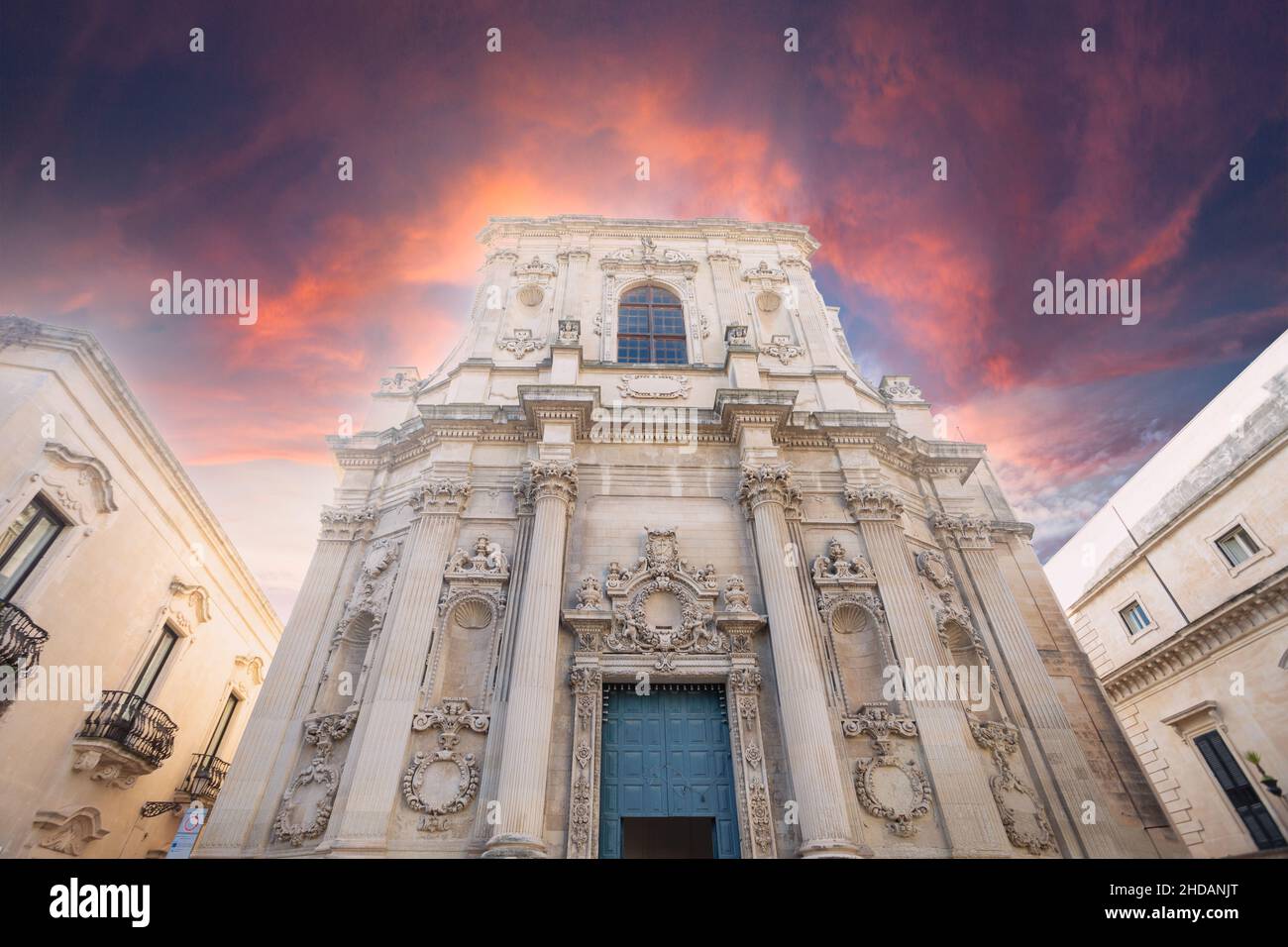 Church of Santa Chiara in Lecce, Apulia, Italy Stock Photo - Alamy