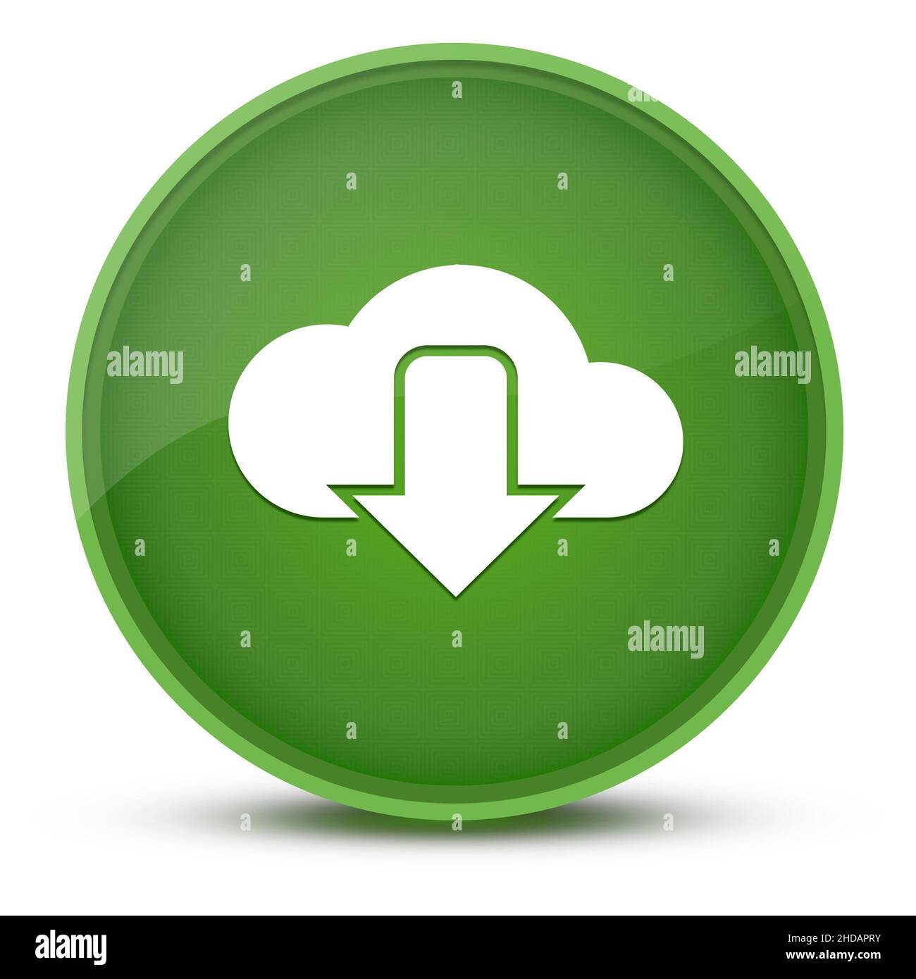 Download luxurious glossy green round button abst…