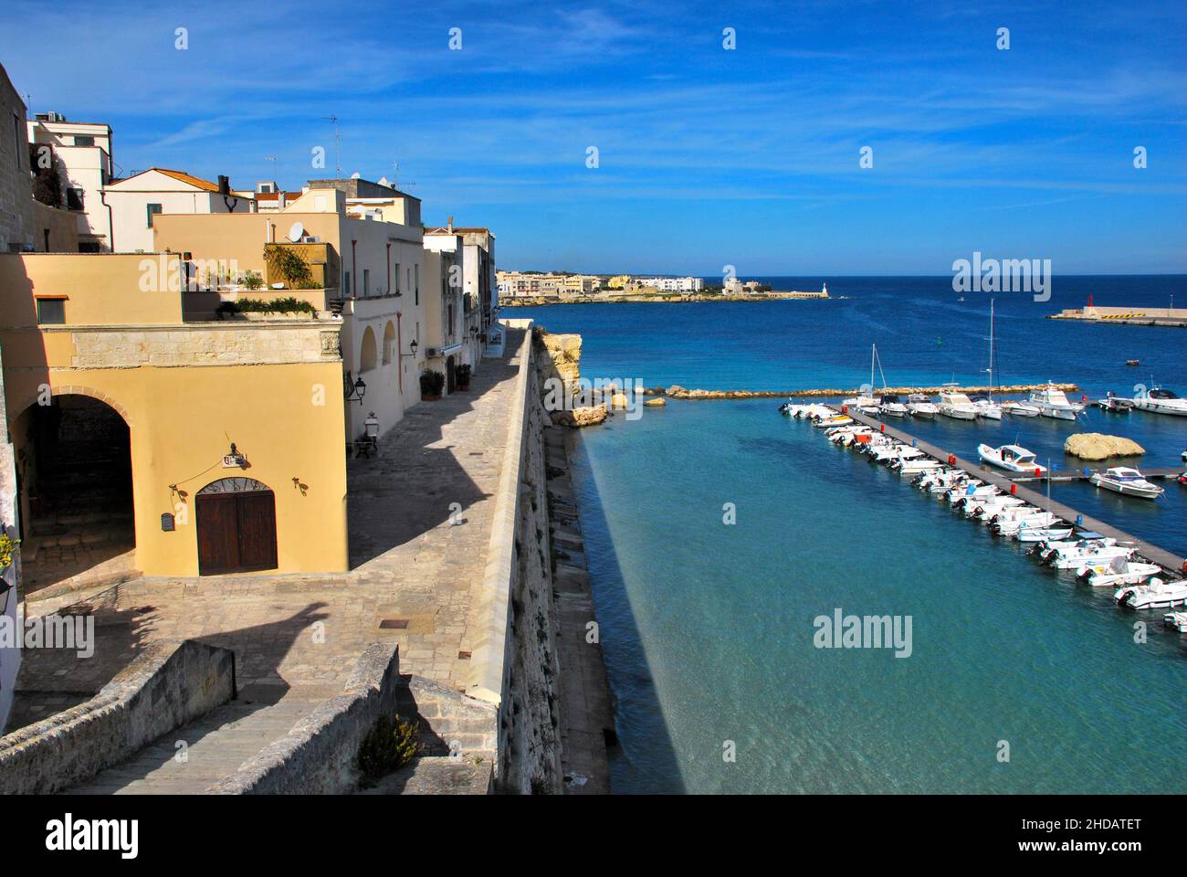 Typical scene in Otranto, Italy Stock Photo Alamy
