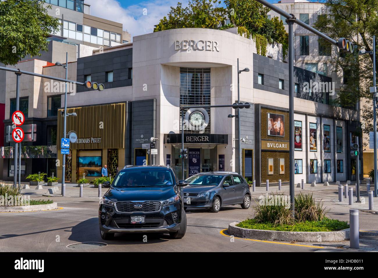 Polanco, upscale neighborhood, Mexico City, Mexico Stock Photo - Alamy