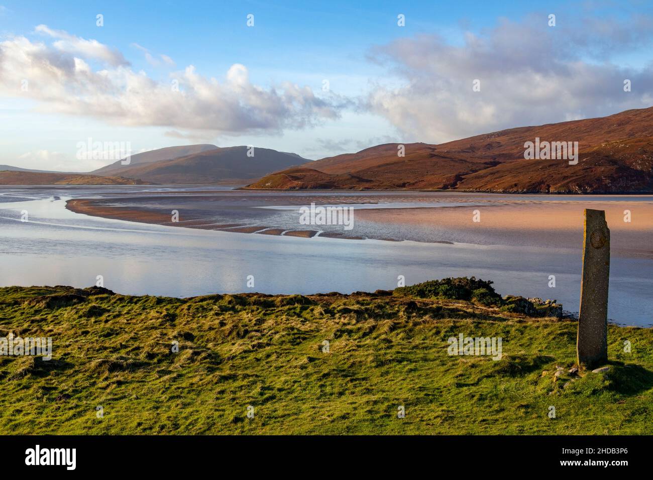 Low tide at Kyle of Durness - a coastal inlet on the north coast of ...