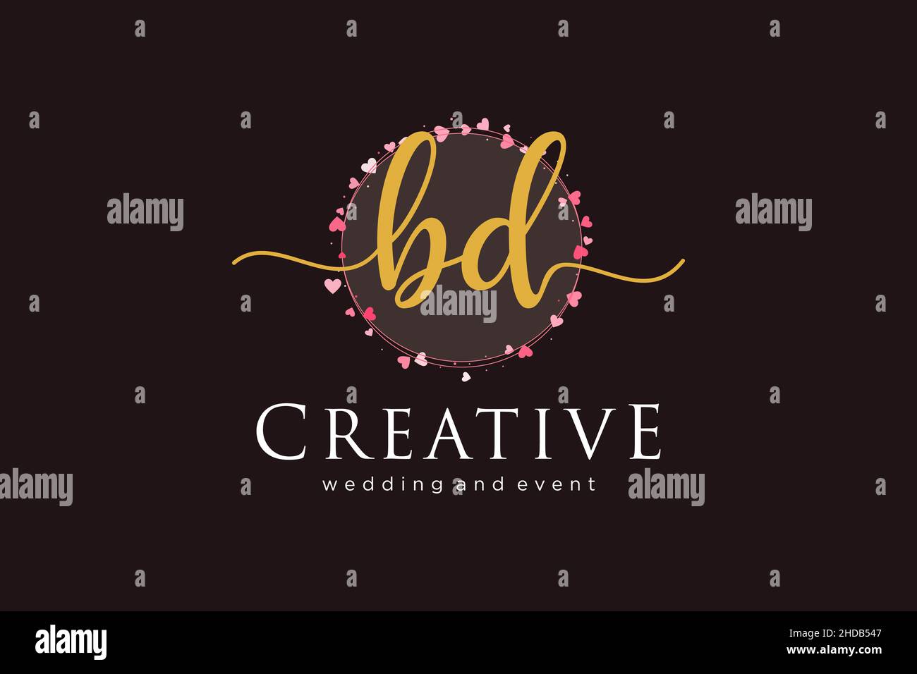 Wedding logo hi-res stock photography and images - Alamy