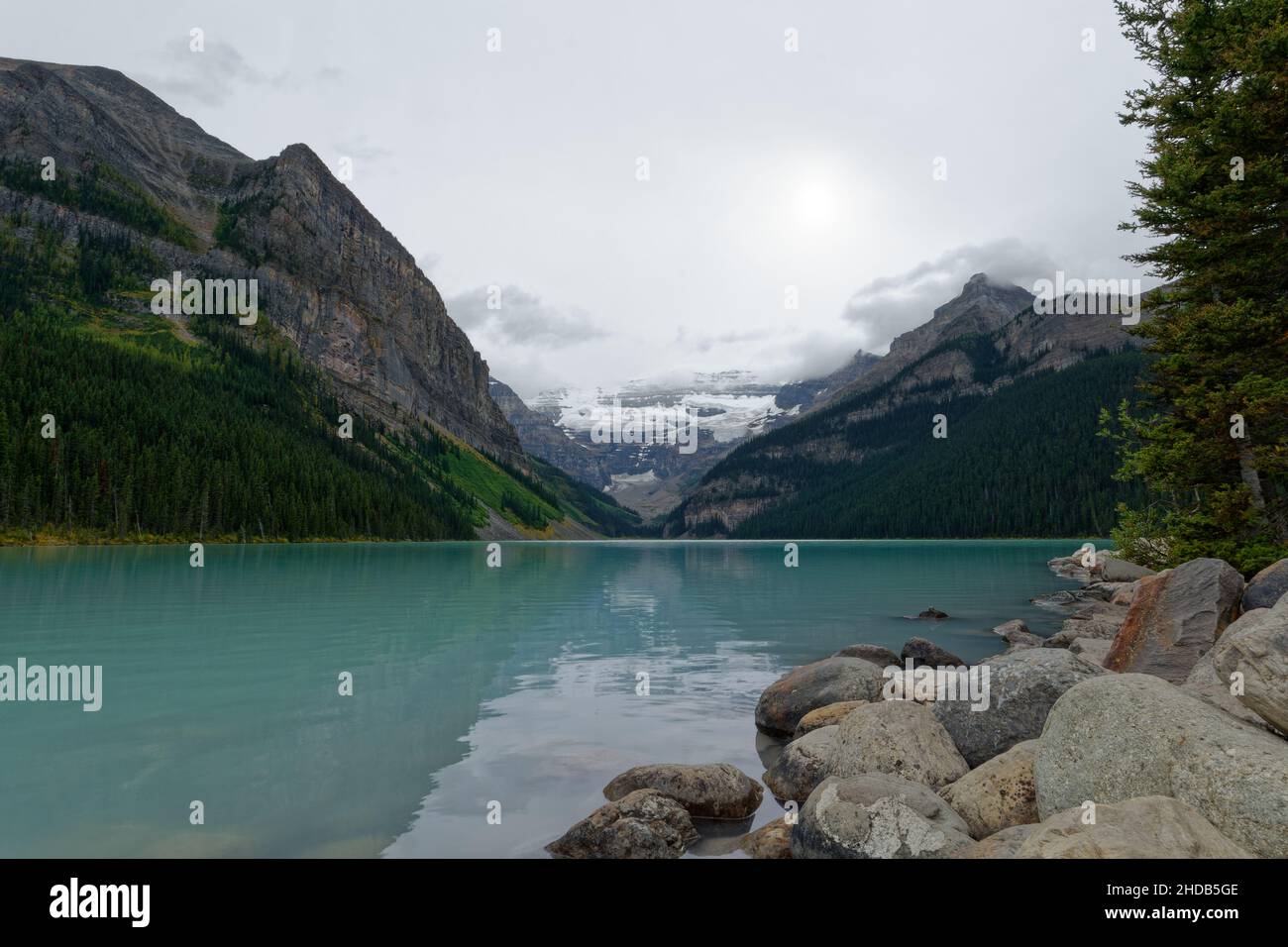 Lake Louise in Banff National Park, Canada Stock Photo - Alamy