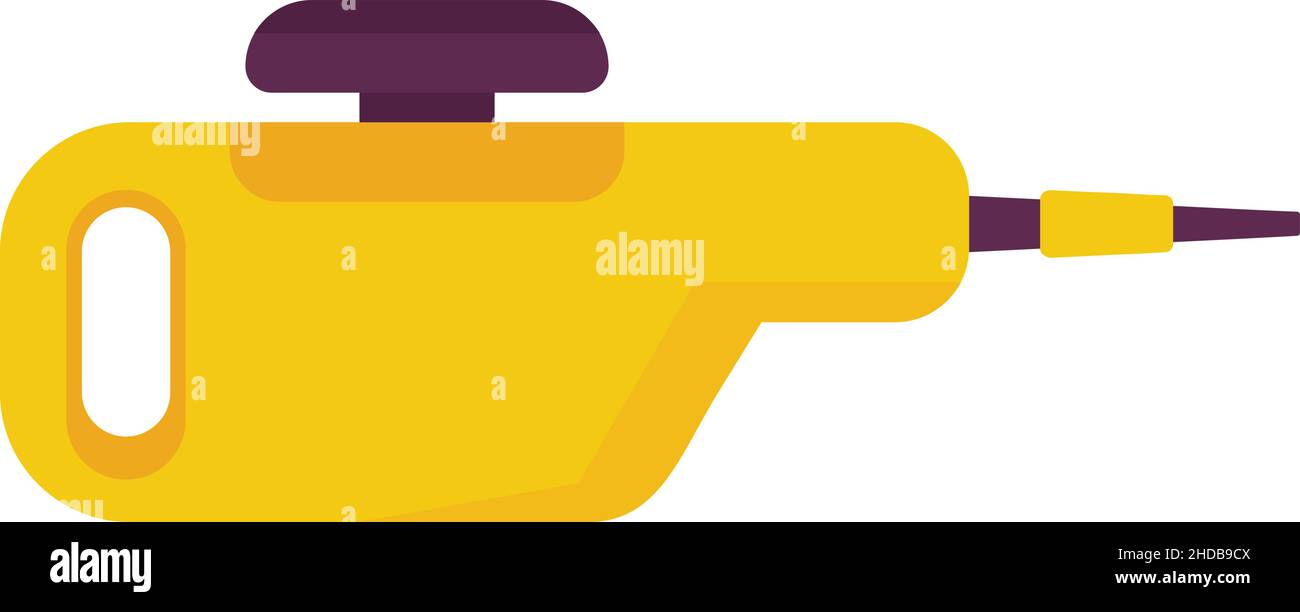 Plastic steam cleaner icon. Flat illustration of Plastic steam cleaner ...