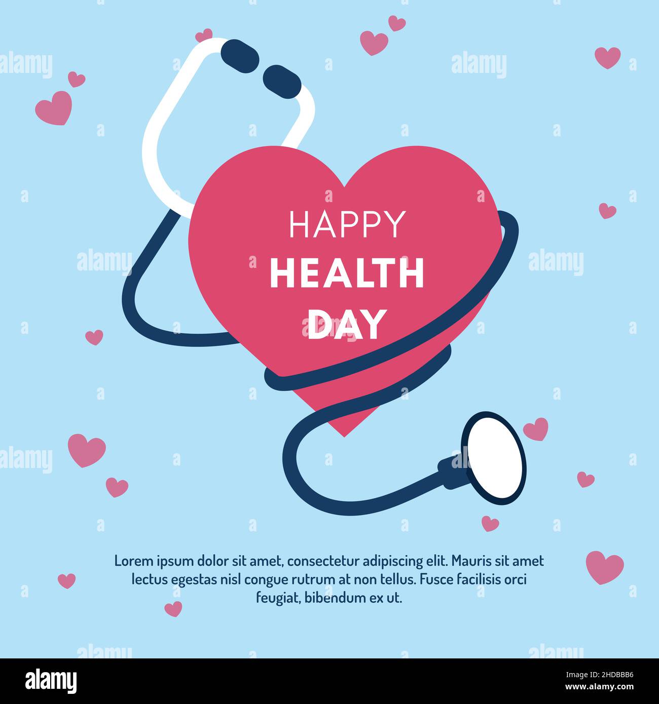 World Health Day Concept 7 April Social Media Poster Design Healthy 