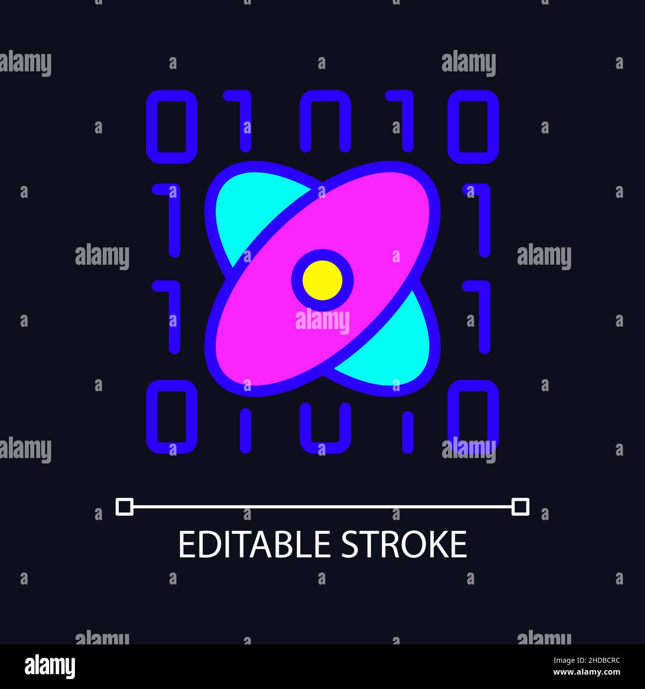 Data mining in science RGB color pixel perfect icon for dark theme ...