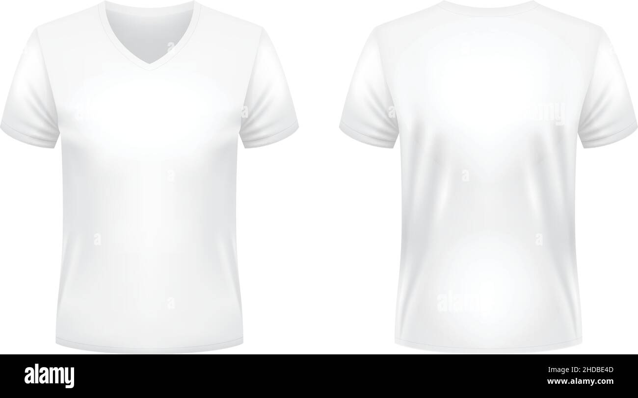 Vector Templates of Blank T-shirt Stock Vector - Illustration of