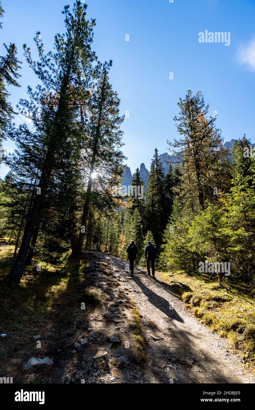 Two people walking through hi-res stock photography and images - Alamy
