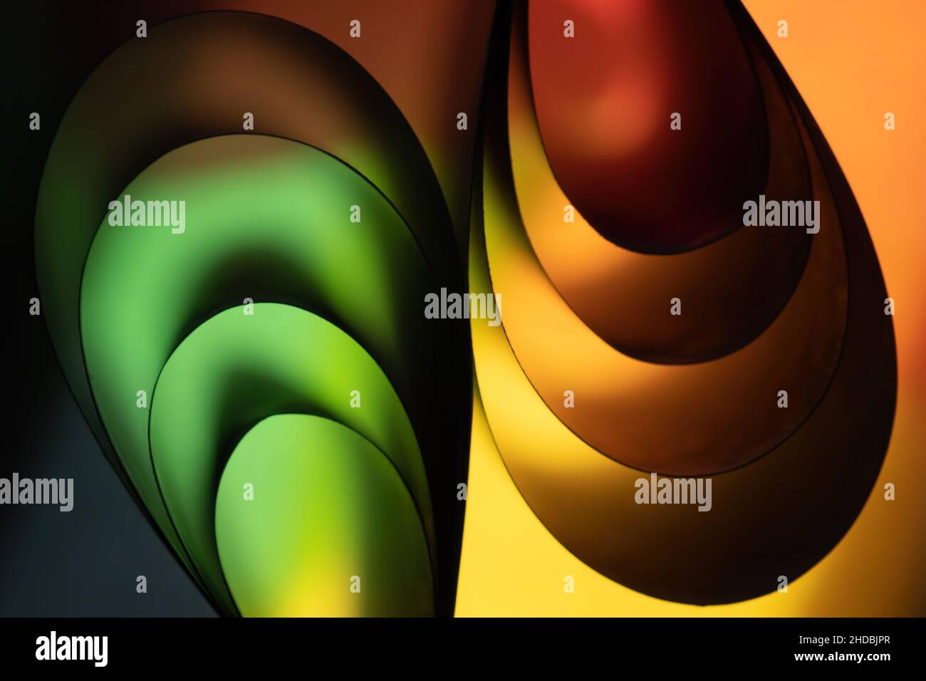 An abstract colorful vibrant geometric shapes for artsy background or ...