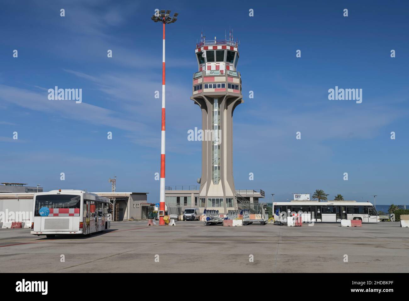 Flughafen Palermo-Punta Raisi „Falcone e Borsellino“, Sizilien, Italien Stock Photo