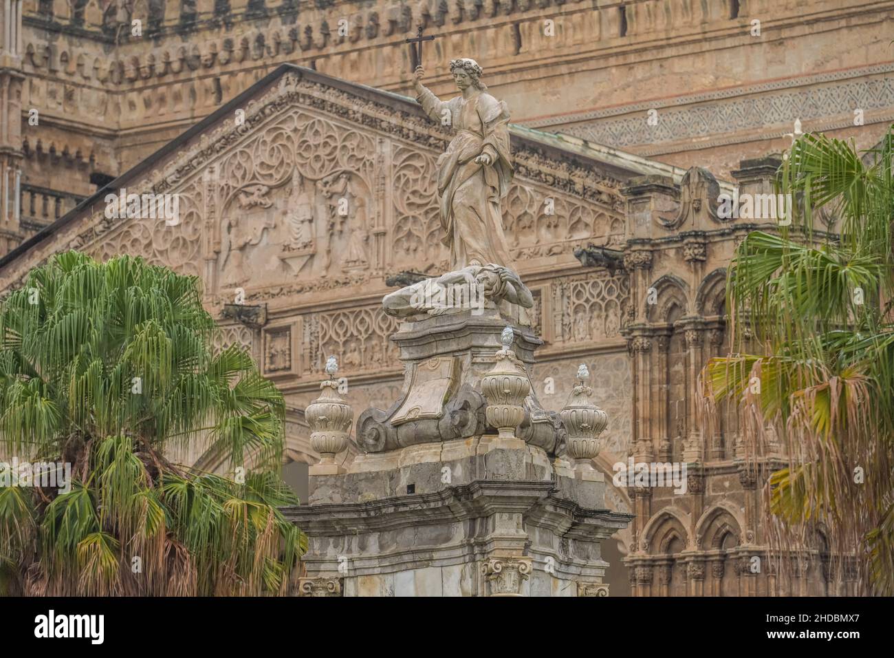 Kathedrale Maria Santissima Assunta , Palermo, Sizilien, Italien Stock Photo