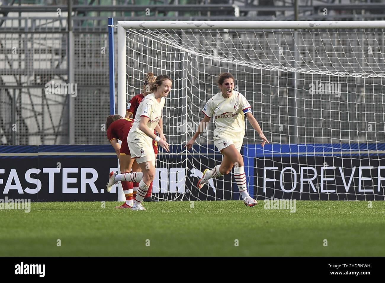 Latina, Italy. 05th Jan, 2022. Alessandro Spugna of AS Roma Women during  the Women's Italian Supercup Semi-Final between A.S. Roma Women and A.C.  Milan at the Domenico Francioni Stadium on 5th of