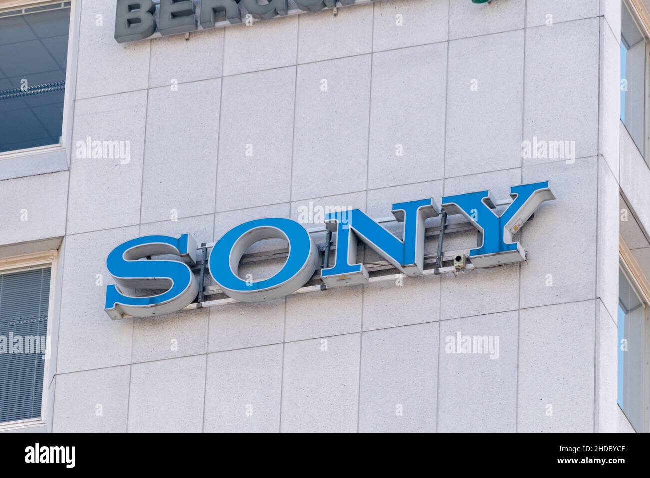 Helsinki, Finland August 5, 2021 Logo of Sony, Japanese