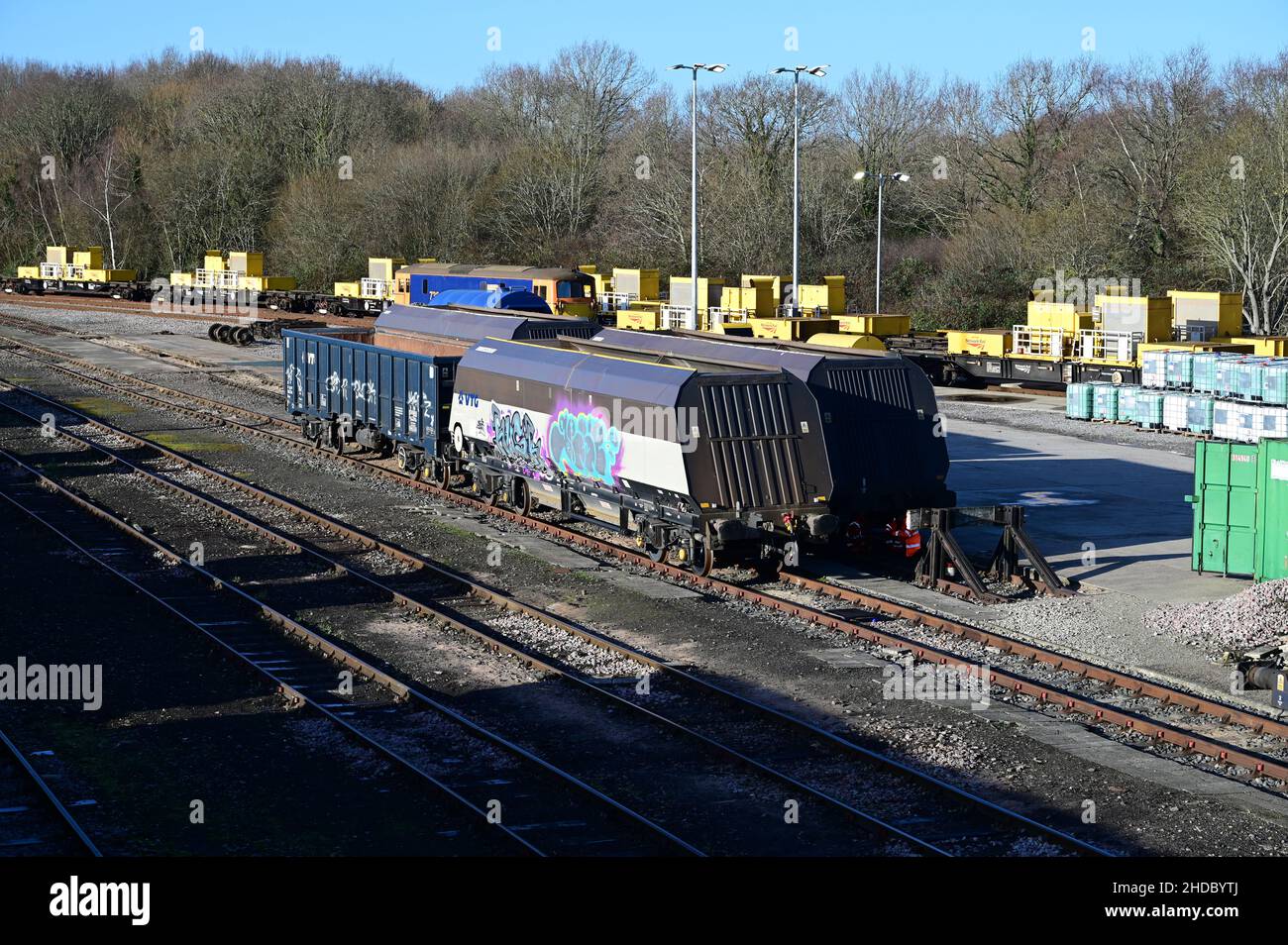 Tonbridge West yard in january 2022 Stock Photo Alamy