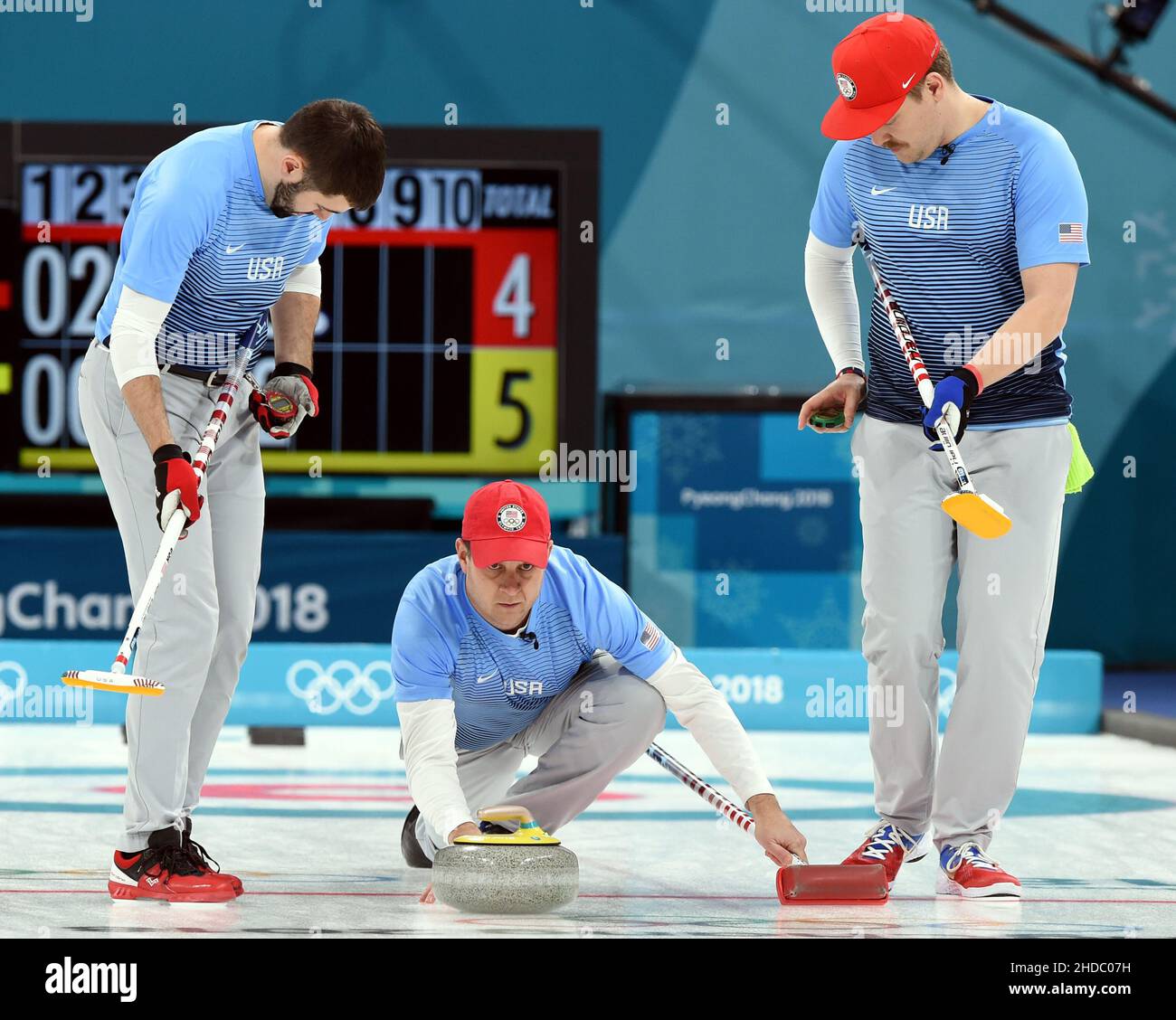 John shuster curling 2018 hi-res stock photography and images
