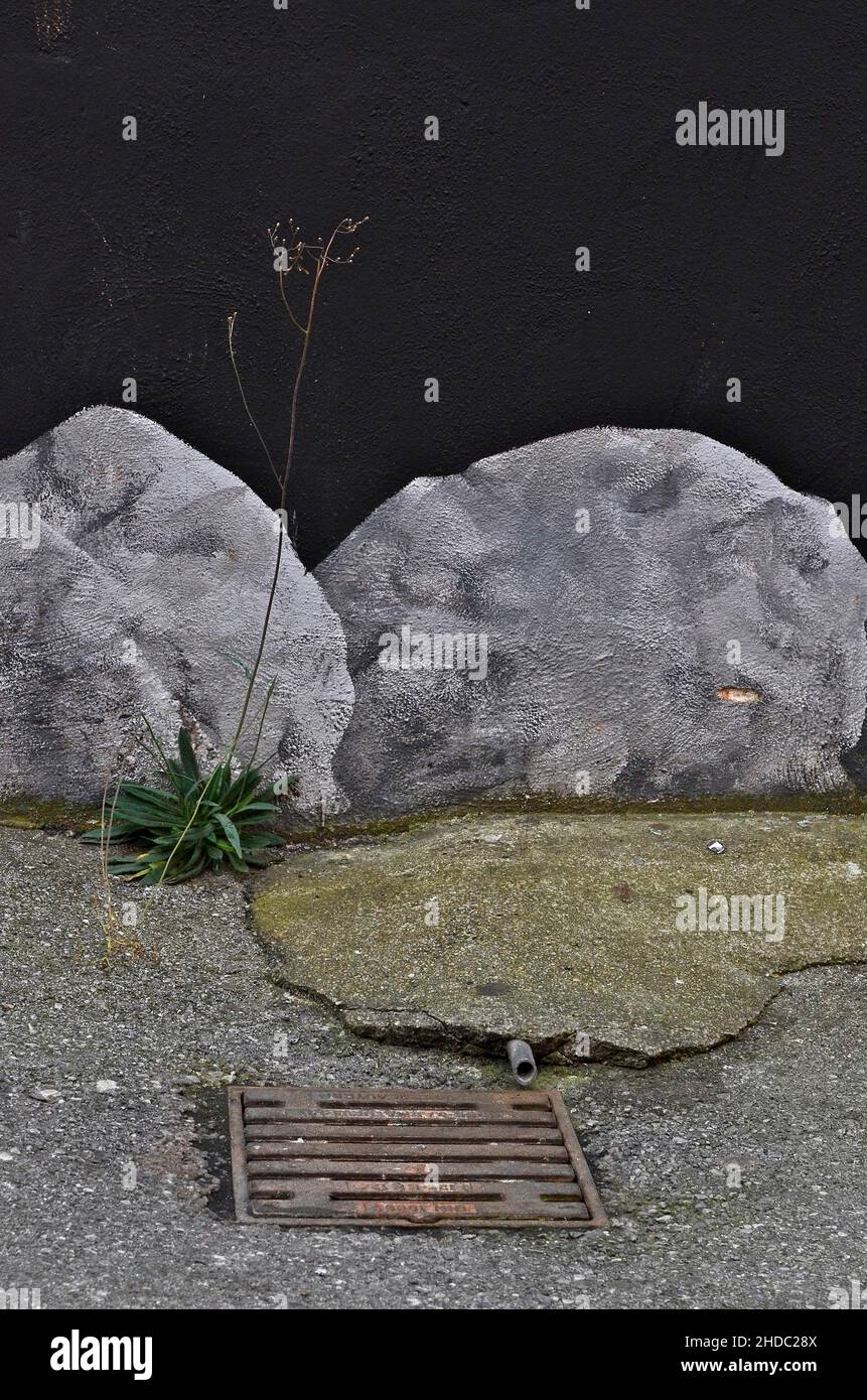 Drain pipe rocks hi-res stock photography and images - Alamy