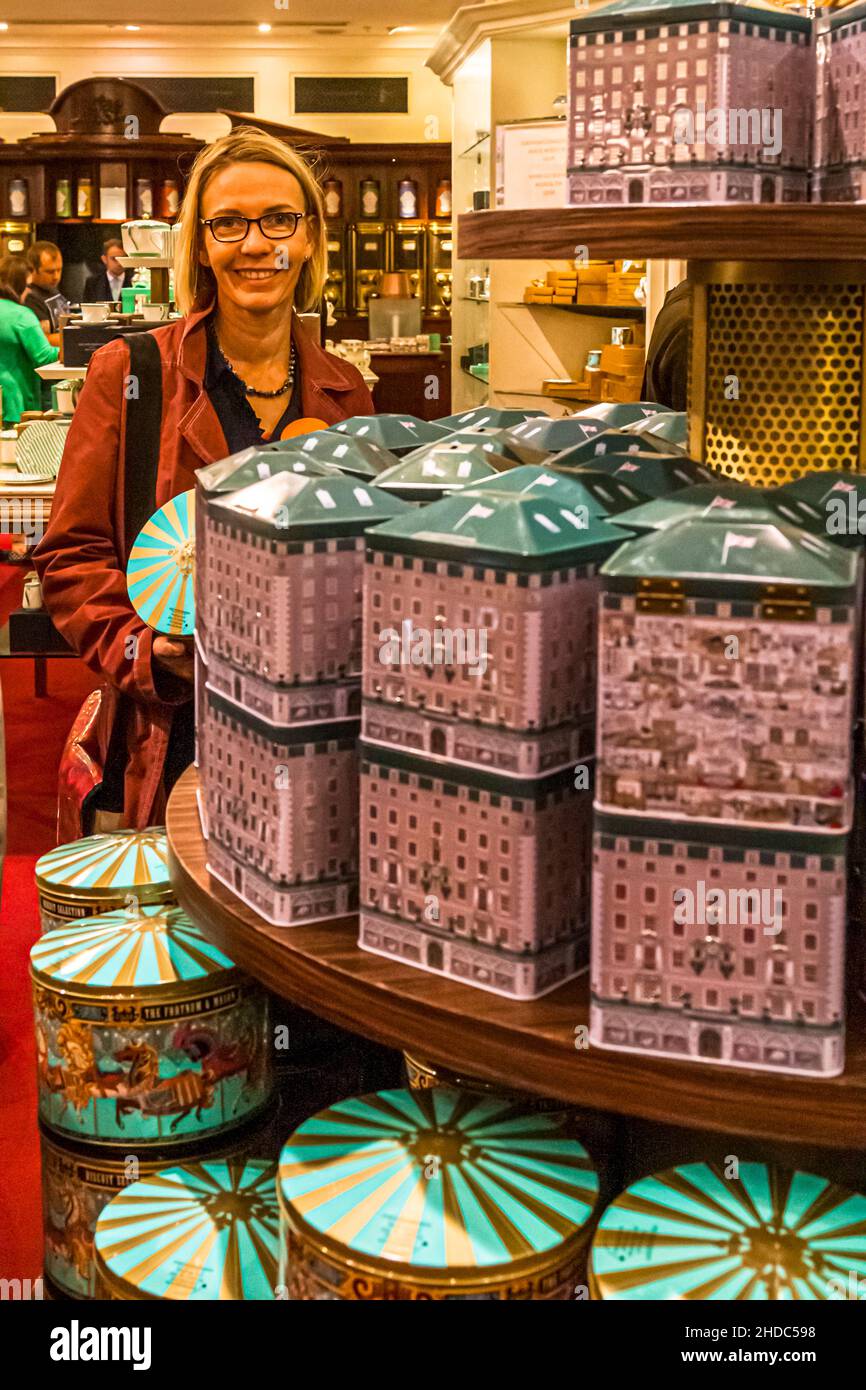 The legendary Fortnum and Mason department store in London is famous