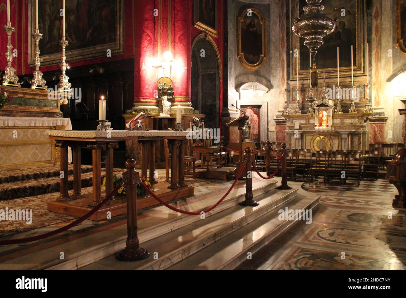 baroque church (saint-paul's shipwreck) in valletta in malta Stock Photo