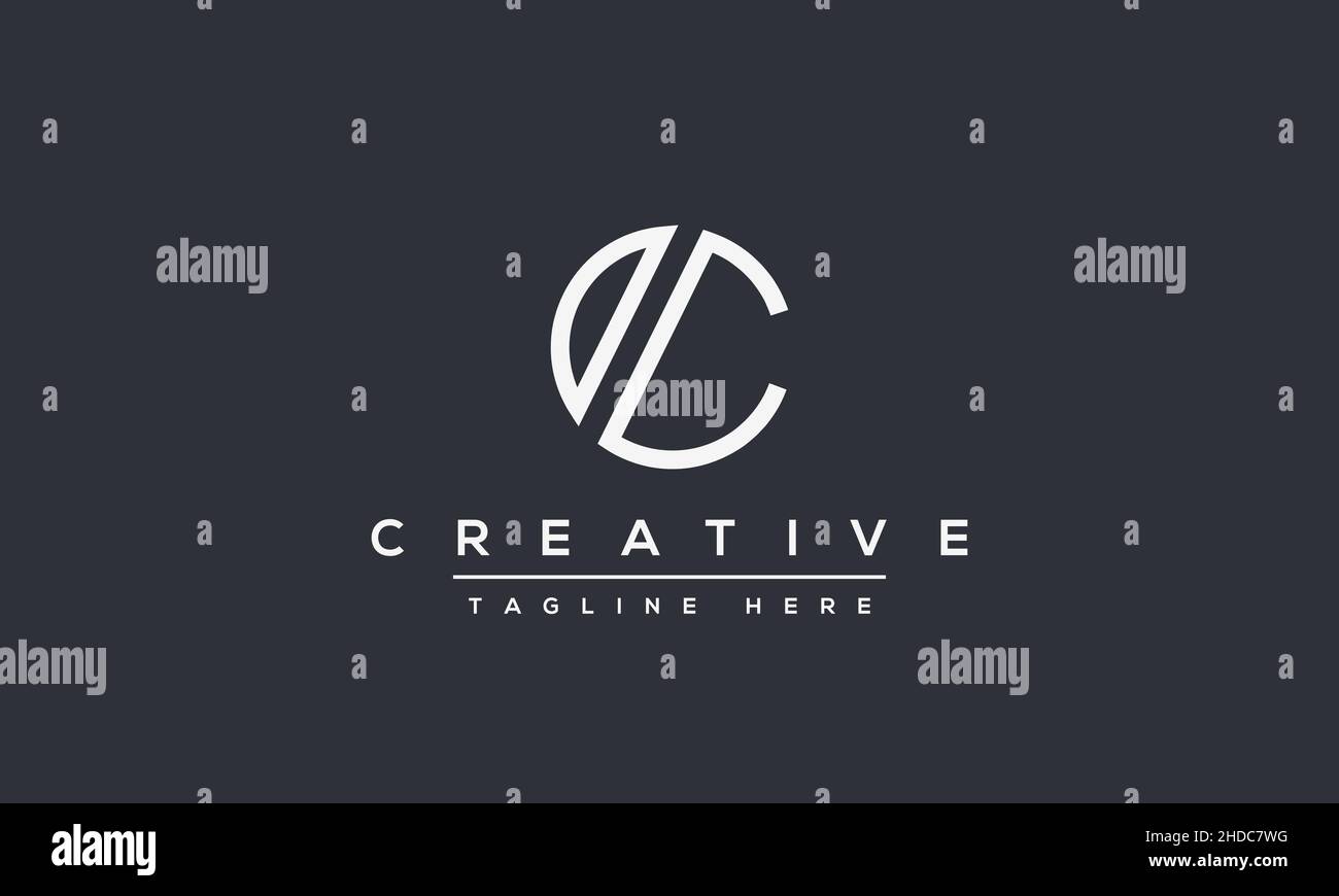 Modern creative letter C logo design. Minimal C, CC initial based ...