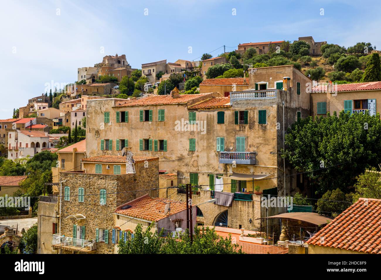 Village of Corbara, Balagne, Garden of Corsica, Corbara, Corsica ...