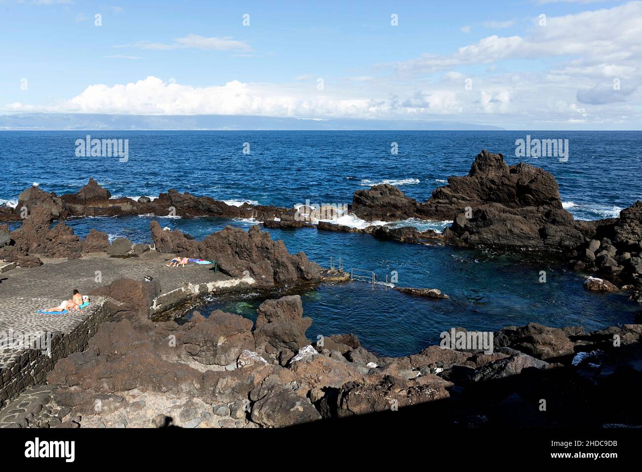 São roque do pico natural swimming pool hires stock photography and
