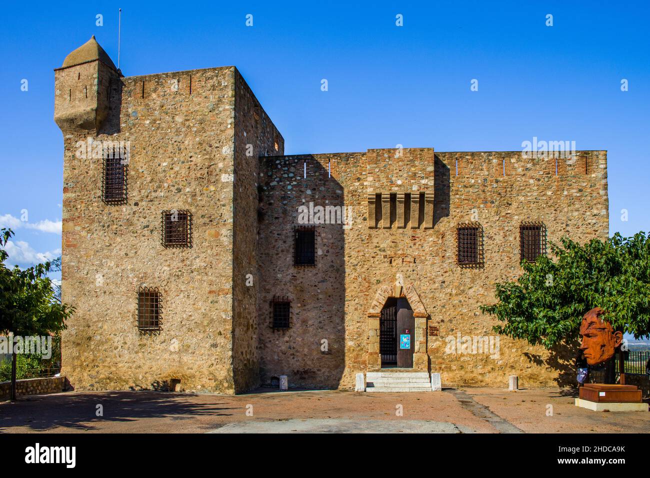 Museum, Genoese Fort de Matra, Roman town of Aleria, Corsica, Aleria, Corsica, France, Europe Stock Photo