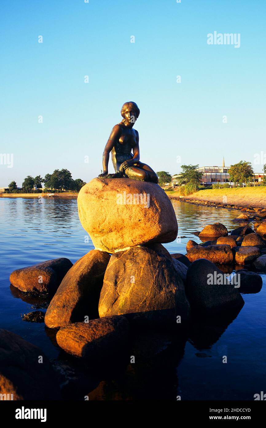 Daenemark, Kopenhagen, Kleine Meerjungfrau Stock Photo
