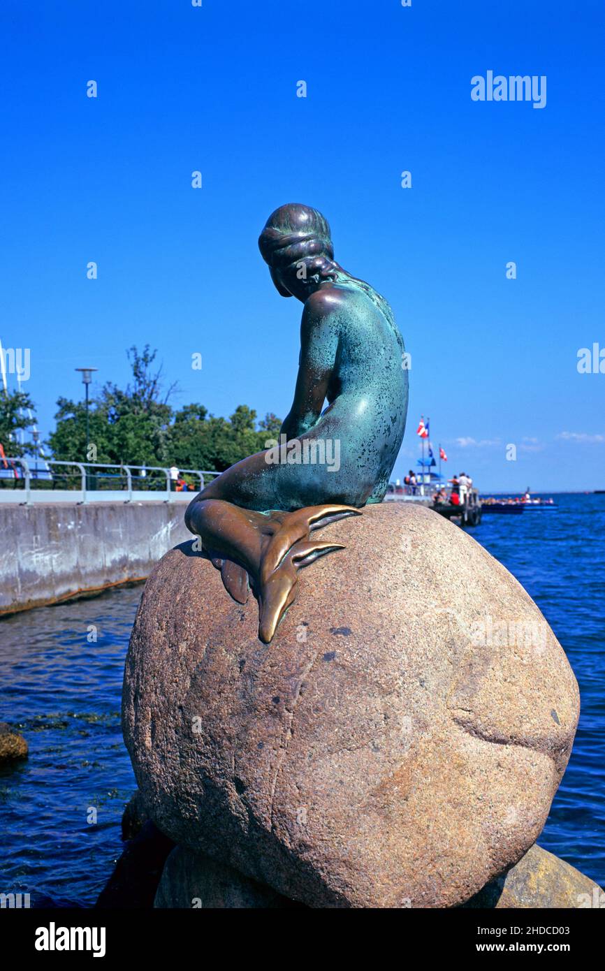 Daenemark, Kopenhagen, Kleine Meerjungfrau Stock Photo