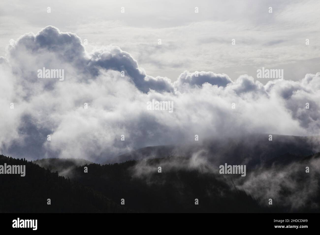 Portugal, Azoren, Sao Miguel, Dramatische Wolkenformation, Stock Photo