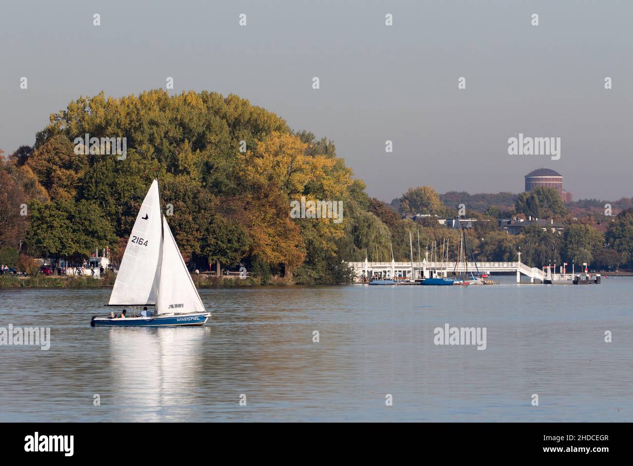 segelboot mieten auf der alster