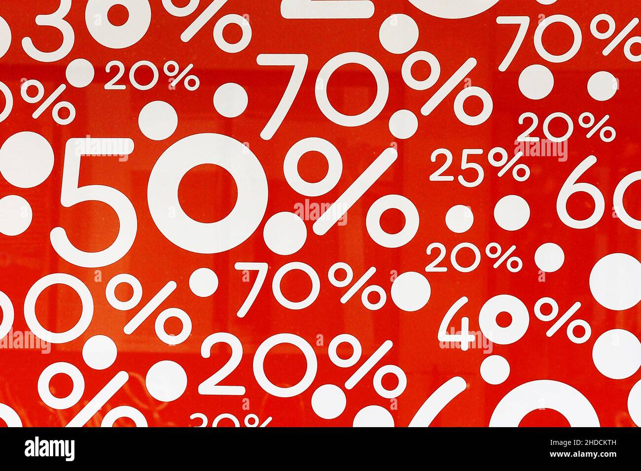 Schlussverkauf, Prozente, Stock Photo