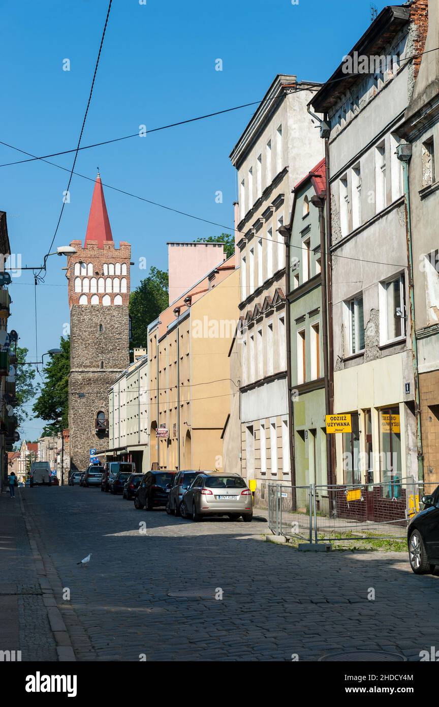 Wrocław Gate in Paczków, Nysa County, Opole Voivodeship, Poland Stock Photo