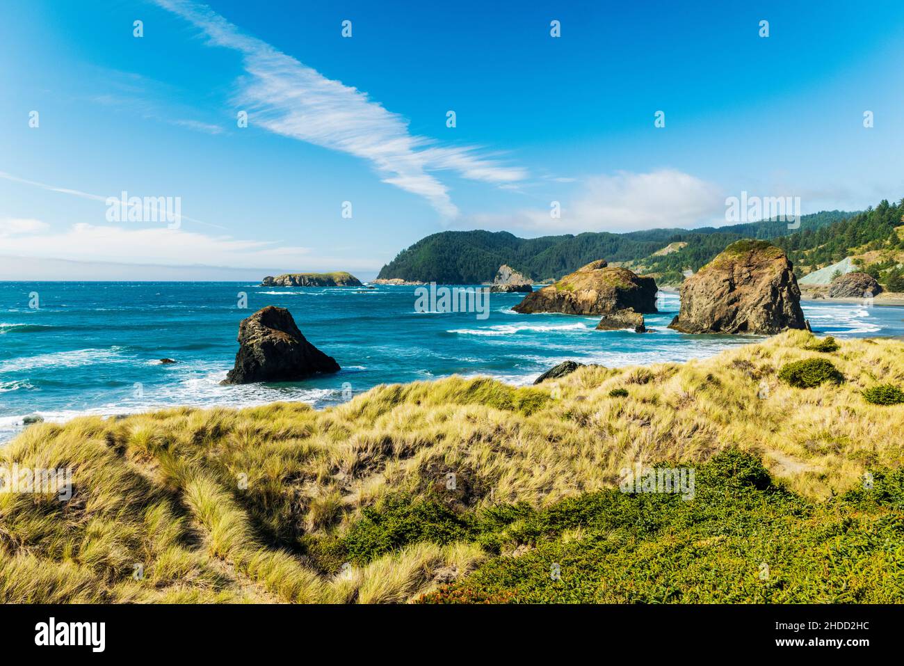 Pacific Ocean; Meyers Creek Beach; Oregon coast; USA Stock Photo Alamy
