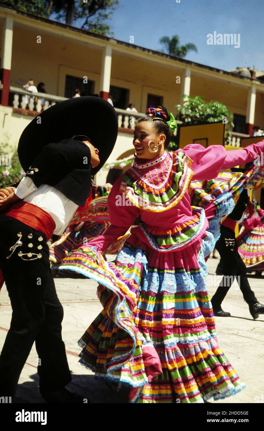 Cuernavaca, Morelos, Mexico, 1994 Graduation festivities featuring