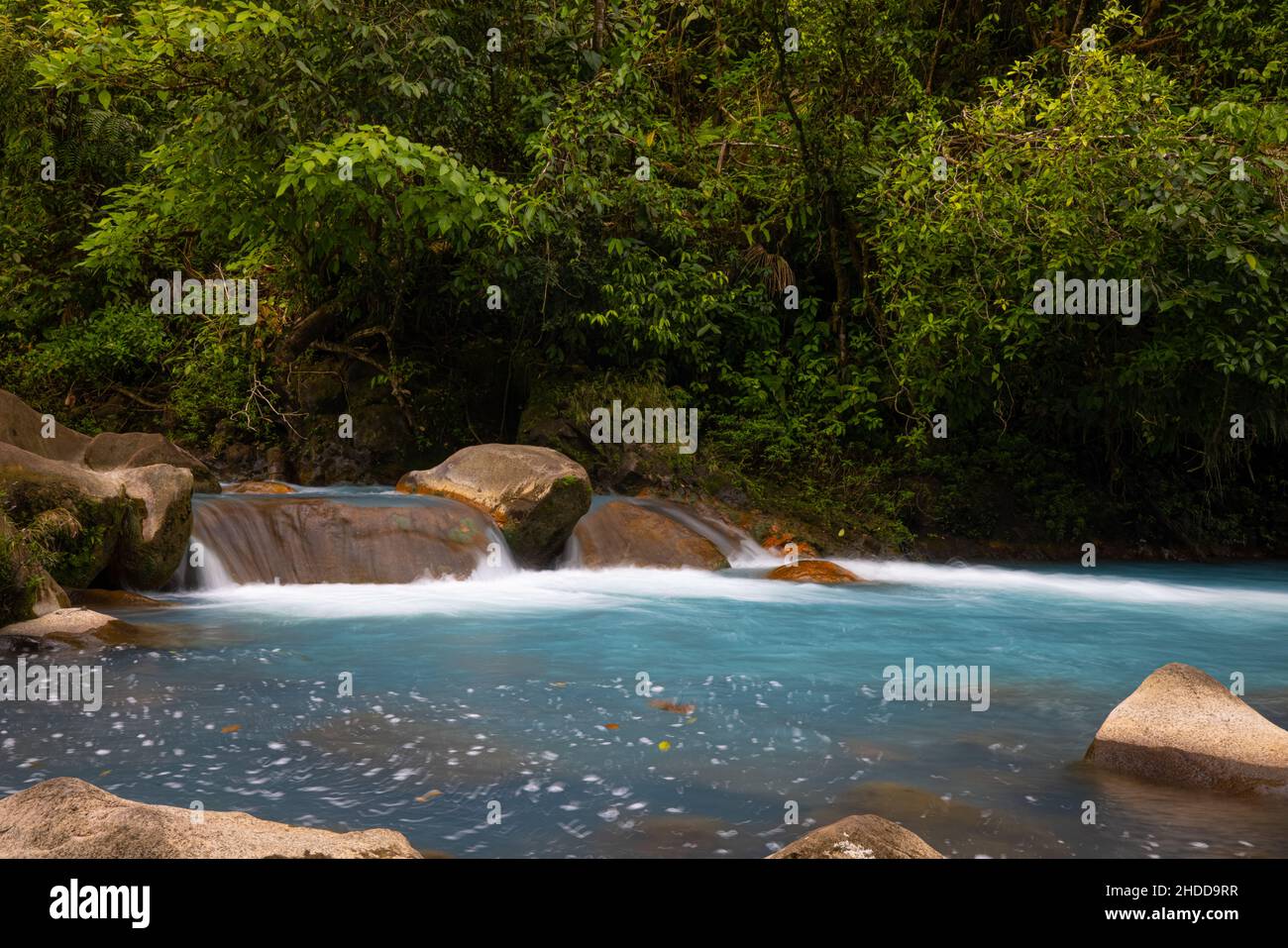 Rio Celeste; Costa Rica; Celeste Hideway Lodge; turquoise water