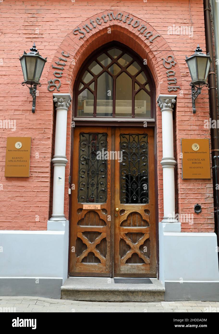 Baltic International Bank building in Riga Stock Photo Alamy