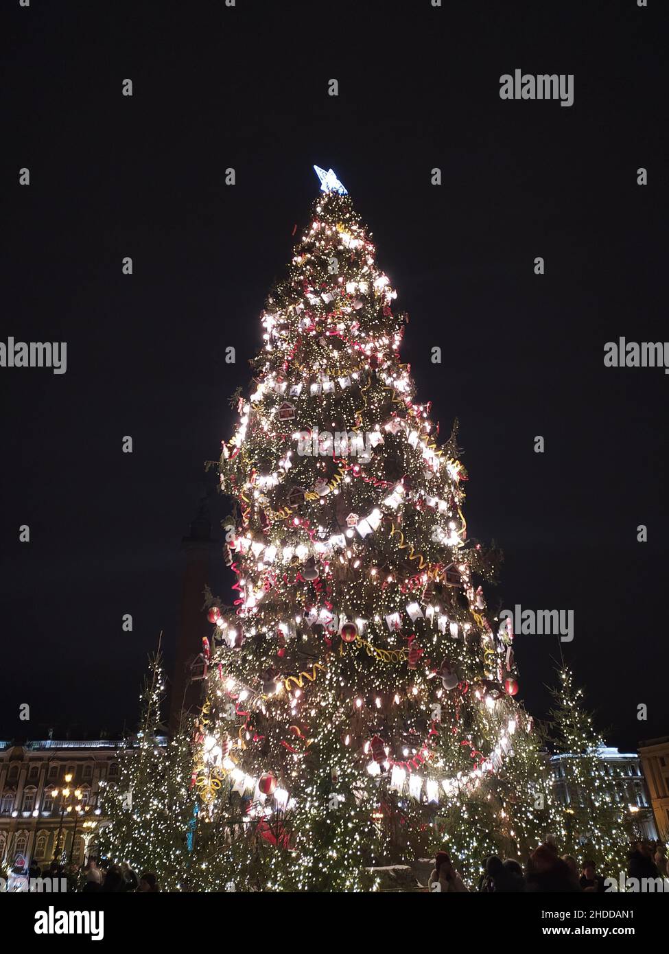 Russia. Saint Petersburg And Leningrad Region. Everyday Life Of St. Petersburg And The Leningrad Region In January 2022. Toys On The Christmas Tree Stock Photo - Alamy